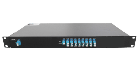Mux Demux CWDM 16+1 Channel Simplex LC/UPC, Mon Port, 1270-1570nm, 1RU