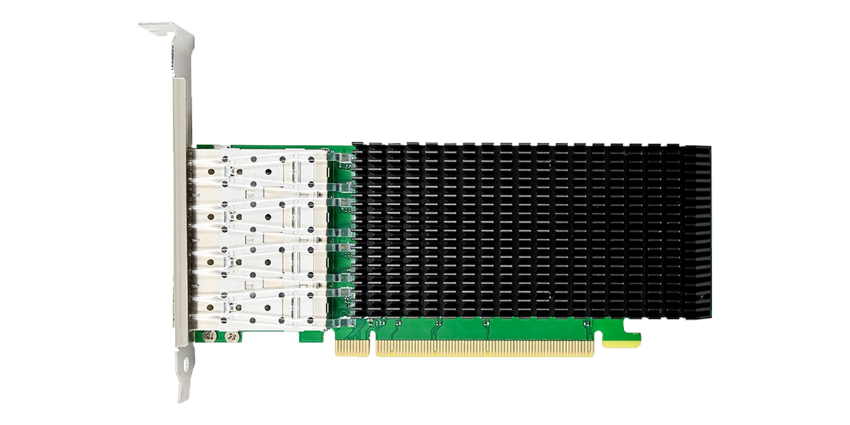 HPE® P08458-B21 alternative Intel E810 NIC PCIe 4.0 x8 Quad Port 25GbE SFP28