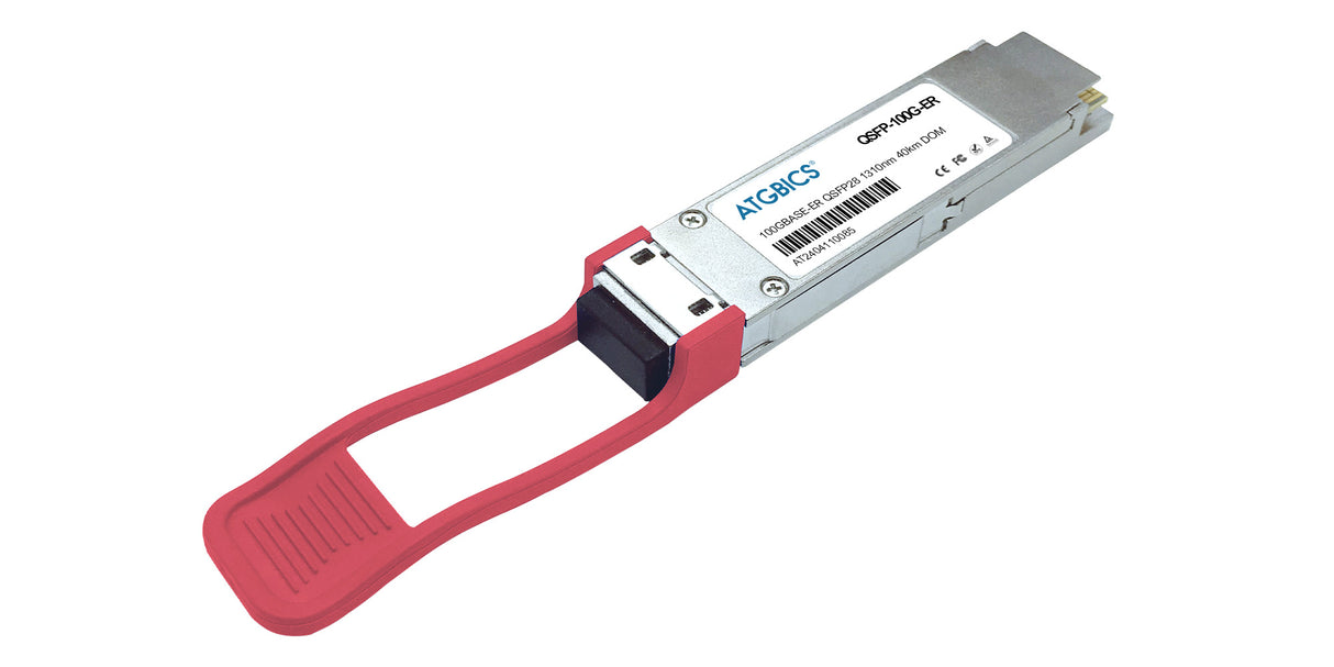 FIM39845/172 Fujitsu® compatible Transceiver QSFP28 100GBase-ER Single Lamda (1308.14~1310.14nm, SMF, 40km, LC, DOM)