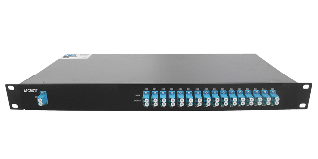 Mux Demux DWDM 32 Channel Simplex LC/UPC, Ch20-51, 1RU, Ind Temp