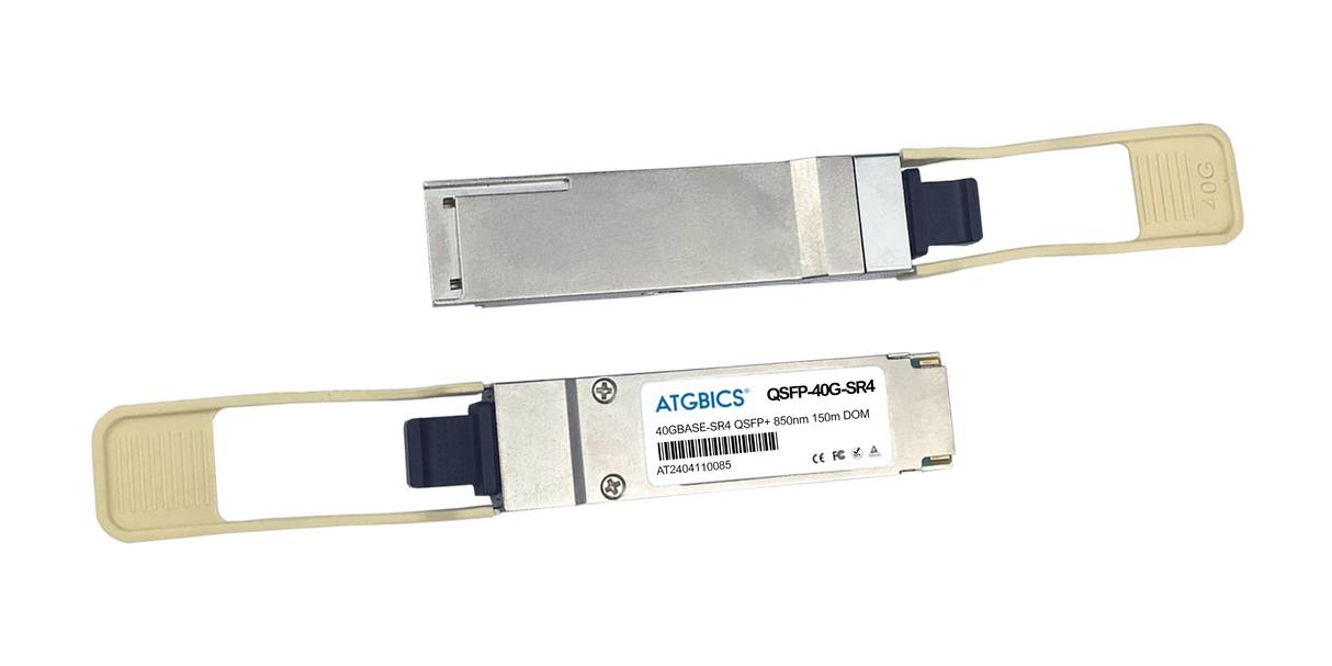 02313URW Huawei® compatible Transceiver QSFP+ 40GBase-SR4 (850nm, MMF, 150m, MPO, DOM)
