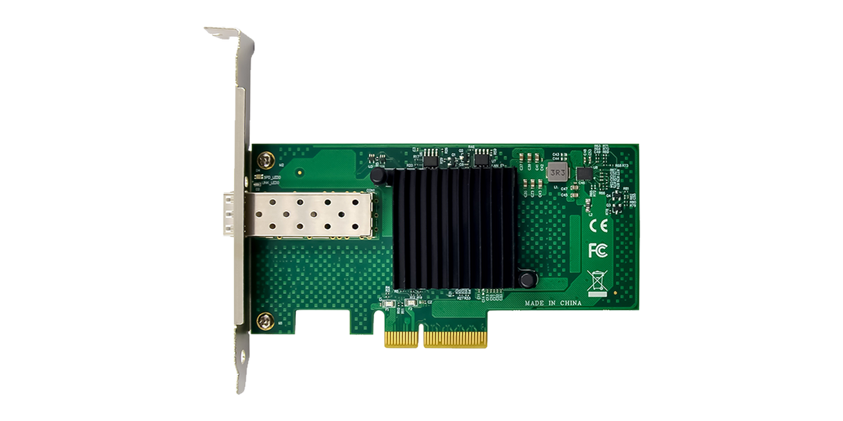 Intel X520-DA1 based NIC PCIe 2.0 x4 Single Port 10GbE Open SFP+