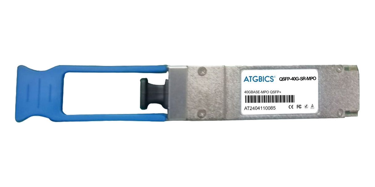 E40G-QSFP-LR4-INT Ruckus Brocade® compatible Transceiver QSFP+ 40GBase-PSM-LR4 (1310nm, 4 Channel, SMF, 10km, MPO, DOM)