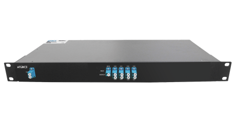Mux Demux DWDM 8+1 Channel Simplex LC/UPC, Mon Ports, Ch20-27, 1RU, Ind Temp