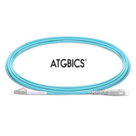 LC-SC OM3, Fibre Patch Cable, Multimode, Simplex, Aqua, 35m