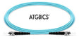ST-ST OM4, Fibre Patch Cable, Multimode, Simplex, Aqua, 9m, ATGBICS