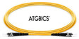 ST-ST OS2, Fibre Patch Cable, Singlemode, Simplex, Yellow, 30m, ATGBICS