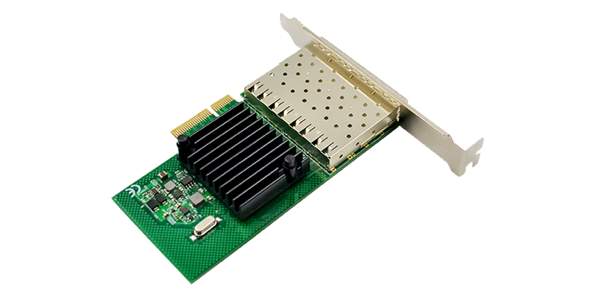 Intel I350 based NIC PCIe 2.0 x4 Quad Port 1GbE Open SFP