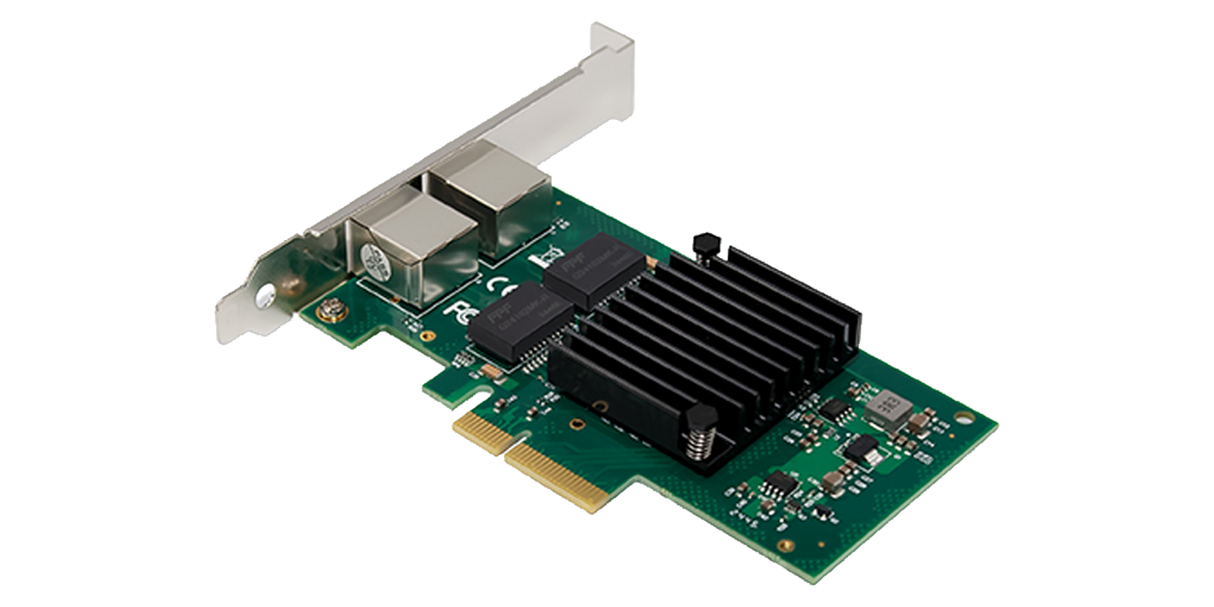Intel I350 based NIC PCIe 2.1 x4 Dual Port 1GbE RJ45
