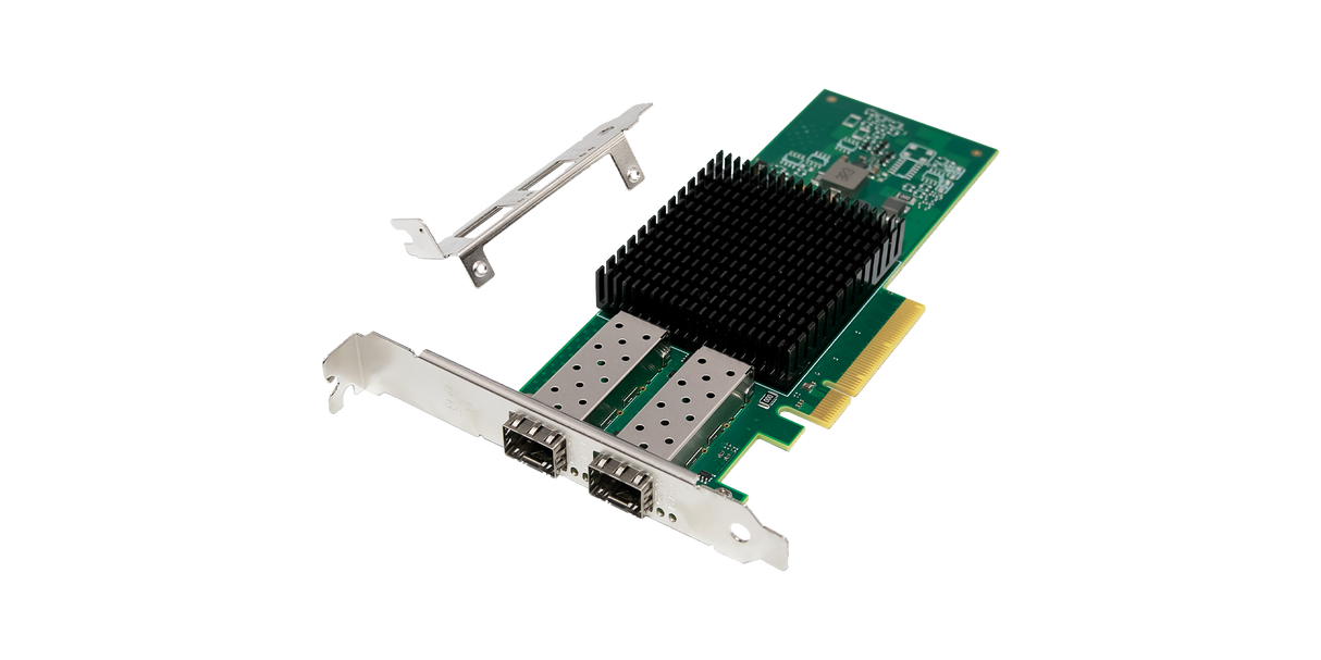 Broadcom® BCM57412 alternative 82599 NIC PCIe 3.0 x8 Dual Port 10GbE SFP+