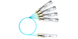 AOC-OSFP112-4X200G OSFP112-30M Universally Coded MSA Compliant Active Optical Breakout Cable 800GBase OSFP112 to 4X200GBase OSFP112 (850nm, MMF, 30m)