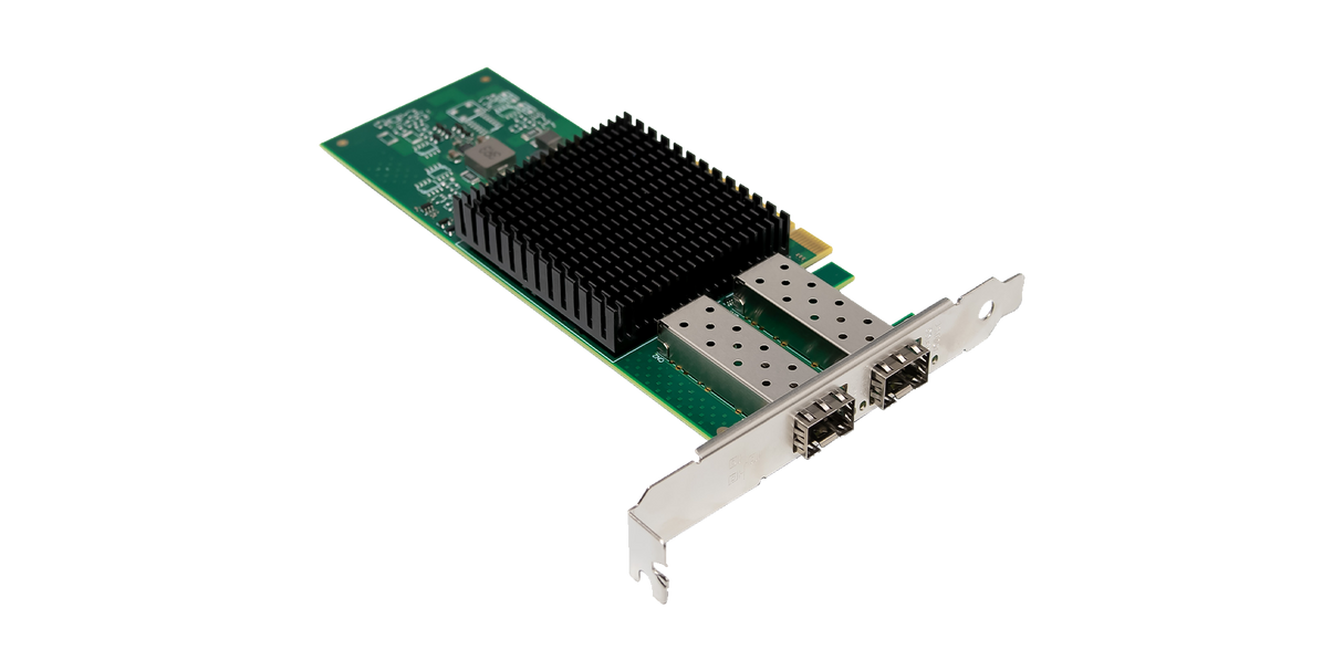 Broadcom® BCM57412-P210P alternative 82599 NIC PCIe 3.0 x8 Dual Port 10GbE SFP+