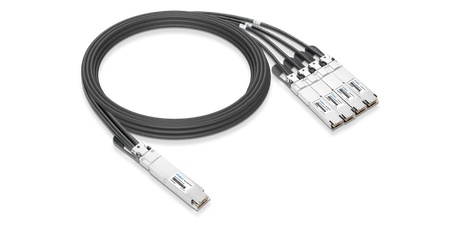 DAC-A-OSFP-4X200G QSFP112-5M Universally Coded MSA compliant Direct Attach Copper Breakout Cable 800GBase OSFP to 4x200GBASE QSFP112 (Finned Top, Active, 5m)