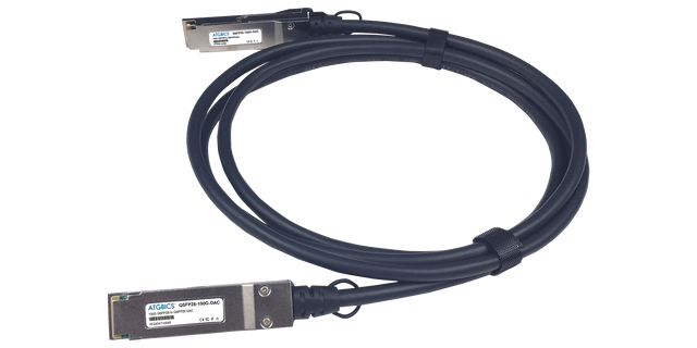 DAC-QSFP28-100G-2M-AT Universally Coded MSA Compliant Direct Attach Copper Cable QSFP28 100GBase-CU (Passive Twinax, 2m)