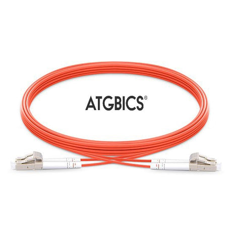 LC-LC OM2, Fibre Patch Cable, Multimode, Duplex, Orange, 0.5m