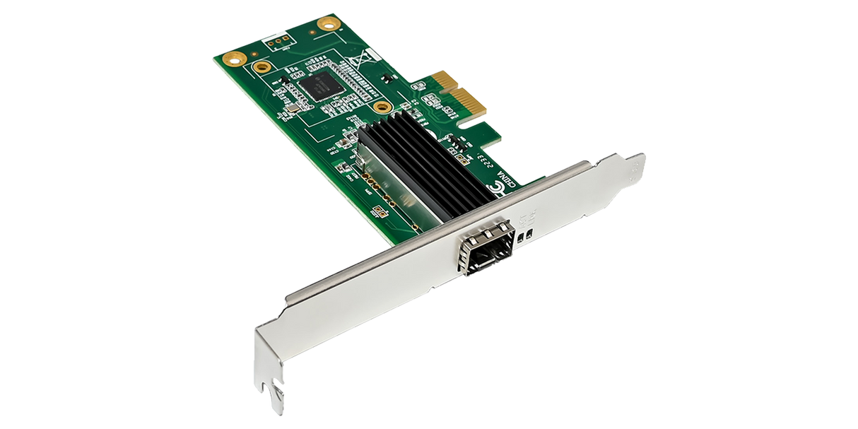 Intel I210 based NIC PCIe 2.1 x1 Single Port 1GbE Open Mini GBIC