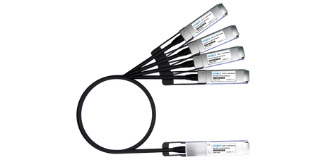 CAB-O-4Q-400G-3M Arista® compatible Direct Attach Copper Breakout Cable 400GBase CR8 OSFP to 4x100GBase CR2 QSFP (Passive, 3m)