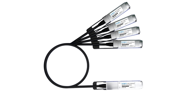 CAB-O-4Q-400G-3M Arista® compatible Direct Attach Copper Breakout Cable 400GBase CR8 OSFP to 4x100GBase CR2 QSFP (Passive, 3m)