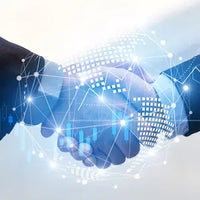 Partnership handshake graphic