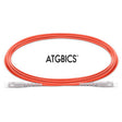 LC-FC OM2, Fibre Patch Cable, Multimode, Simplex, Orange, 35m