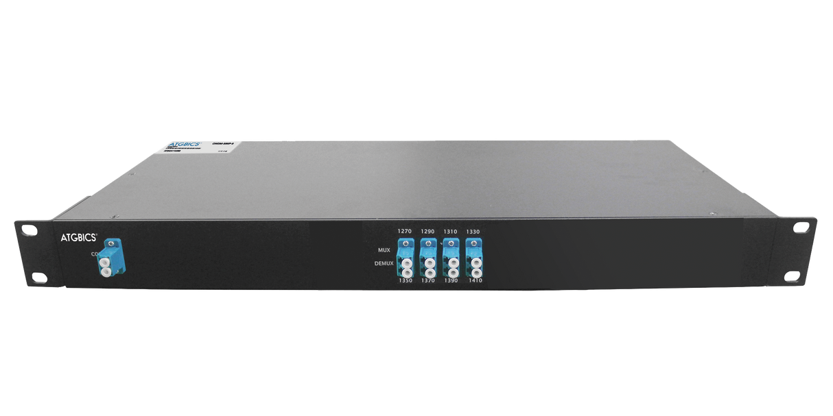 Mux Demux CWDM 8 Channel Simplex LC/UPC, 1270-1410nm, 1RU