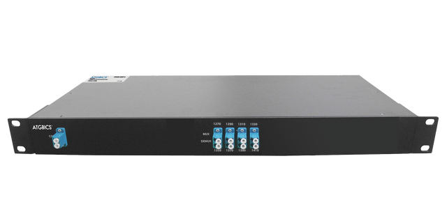Mux Demux CWDM 8 Channel Simplex LC/UPC, 1270-1410nm, 1RU