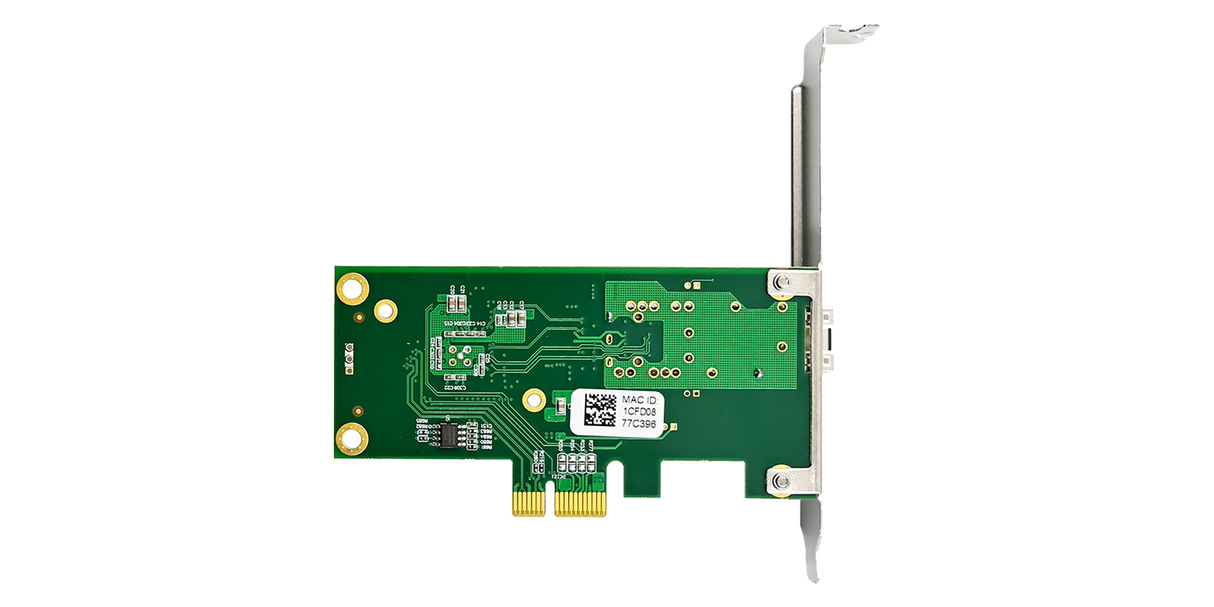 Intel I210 based NIC PCIe 2.1 x1 Single Port 1GbE Open Mini GBIC