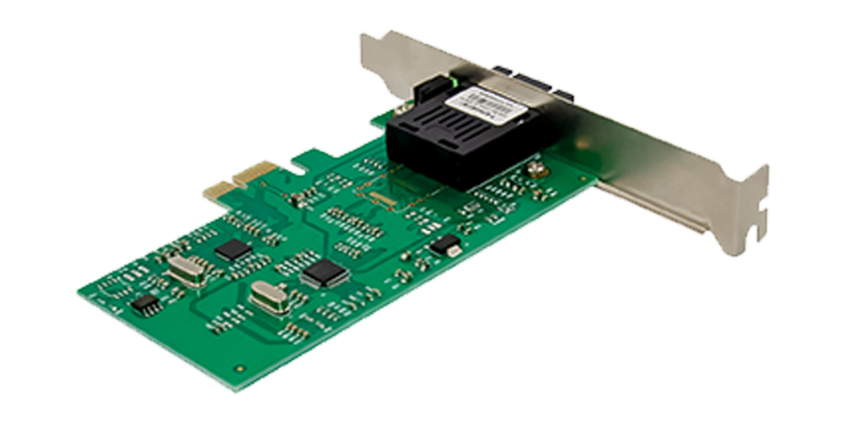 Realtek RTL8105E based NIC PCIe 1.1 x1 Single Port 100MbE SC