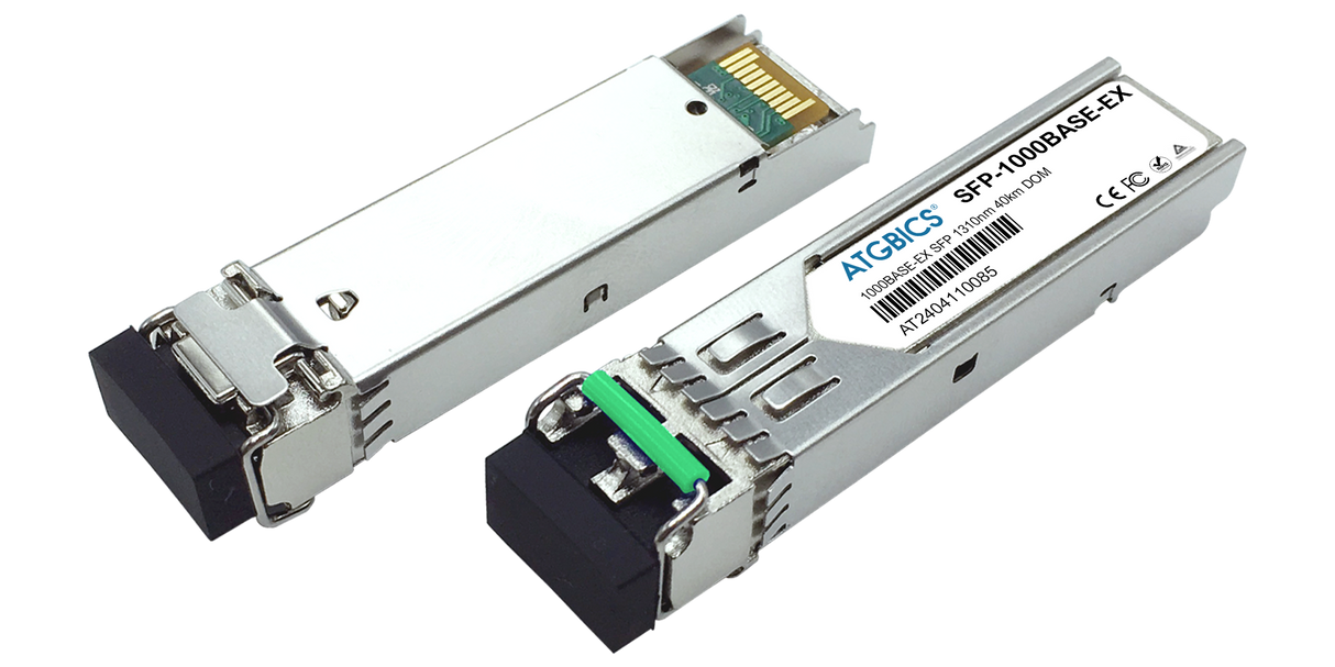 SFP-1G-EX-40 Arista® Compatible Transceiver SFP 1000Base-EX (1310nm, SMF, 40km, LC, DOM)