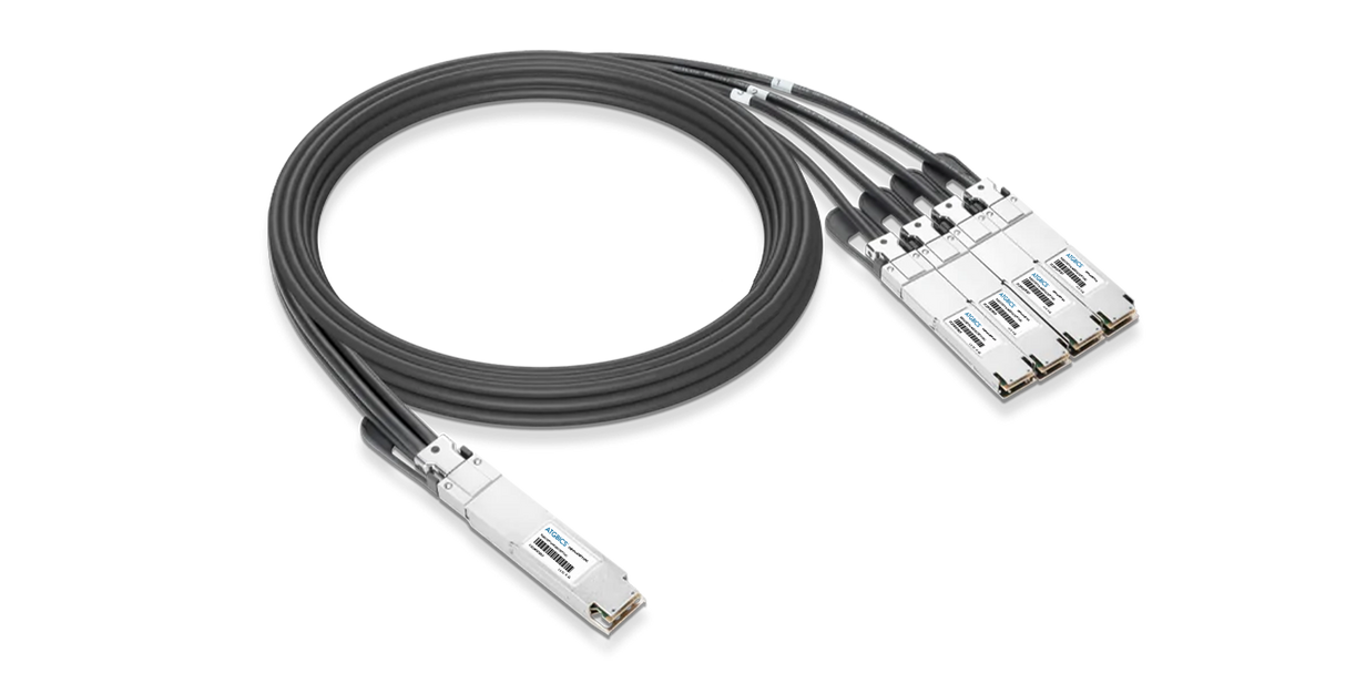 DAC-A-OSFP-4X200G OSFP-4M-AT Universally Coded MSA Compliant Direct Attach Copper Cable Infiniband twin port NDR 800GBase OSFP to 4x200GBase OSFP (4m, Active)