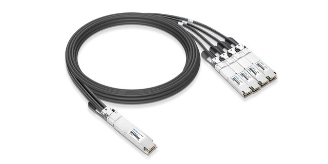 DAC-A-OSFP-4X200G OSFP-4M-AT Universally Coded MSA Compliant Direct Attach Copper Cable Infiniband twin port NDR 800GBase OSFP to 4x200GBase OSFP (4m, Active)