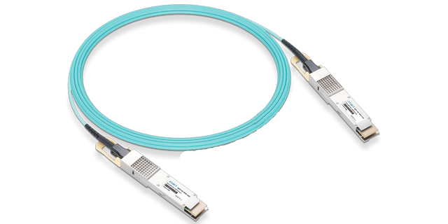 QDD-400G-AOC-3M Juniper® compatible Active Optical Cable 400GBase QSFP-DD (850nm, MMF, 3m)