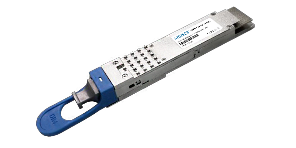 QDD-4X100G-FR-S Cisco® Compatible Transceiver QSFP-DD 4x100GBase-FR1 (1310nm, SMF, 2km, MPO, DOM)