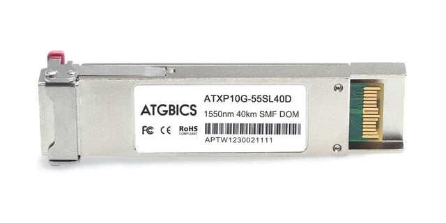 10124 Extreme Enterasys® Compatible Transceiver XFP 10GBase-LR (1550nm, SMF, 40km, LC, DOM), ATGBICS