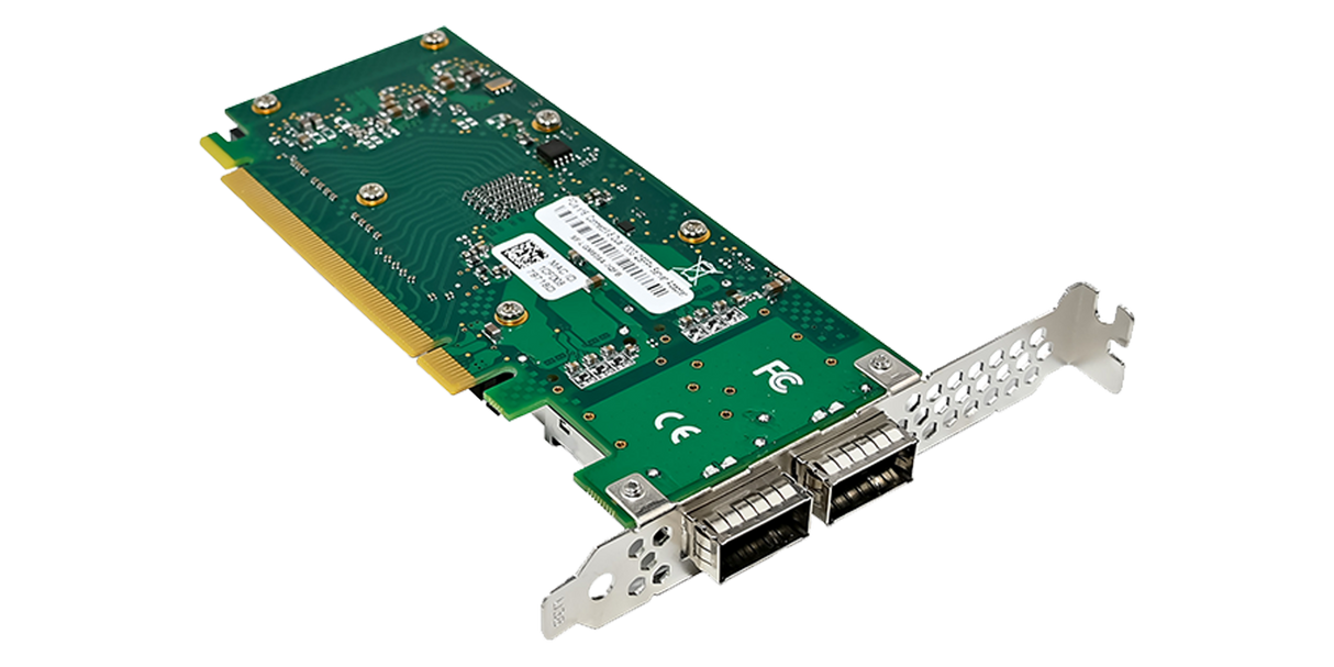 NVIDIA Mellanox® MCX456A-ECAT alternative ConnectX-5 NIC PCIe 3.0 x16 Dual Port 100GbE QSFP28
