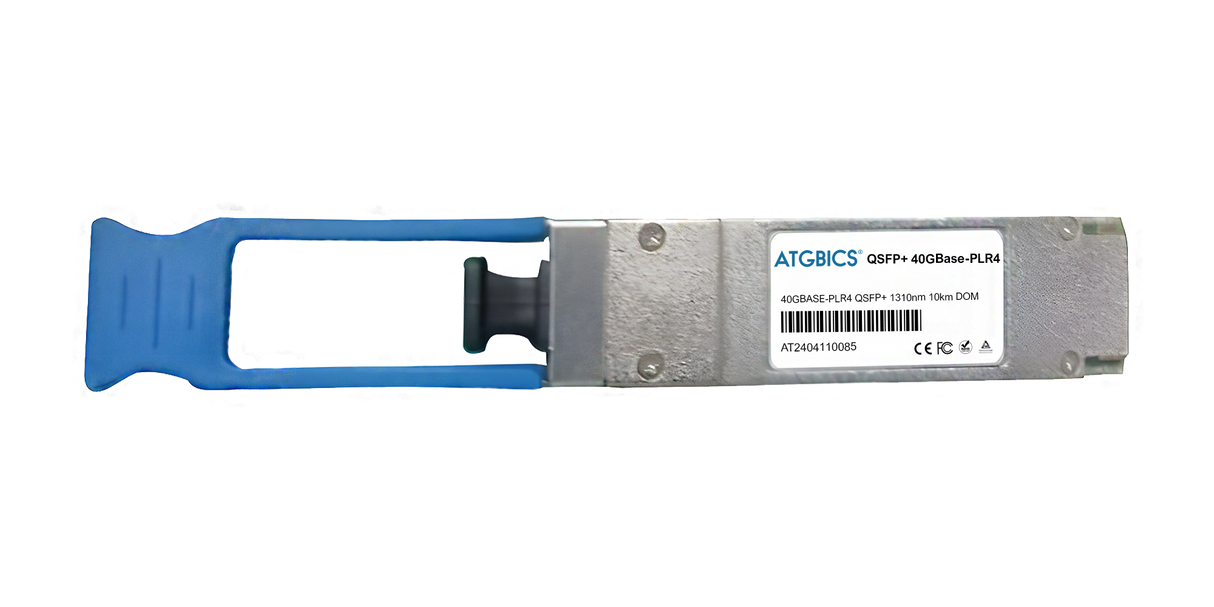 QSFP+-40G-PLR4-T Toshiba® compatible Transceiver QSFP+ 40GBase-PLR4 (1310nm, SMF, 10km, MPO, DOM)