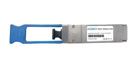 CQS-801A08 Huber+Suhner® Compatible Transceiver QSFP+ 40GBase-PLR4 (1310nm, SMF, 10km, MPO, DOM)