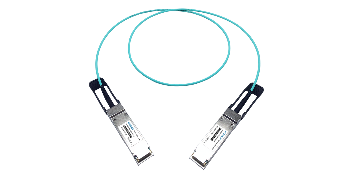 AOC-QSFP28-100G-10M-AT Universally Coded MSA Compliant Active Optical Cable 100GBase QSFP28 (850nm, MMF, 10m)