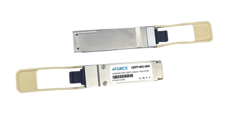 10319 Extreme Enterasys® Compatible Transceiver QSFP+ 40GBase-SR4 (850nm, MMF, 150m, MPO, DOM)