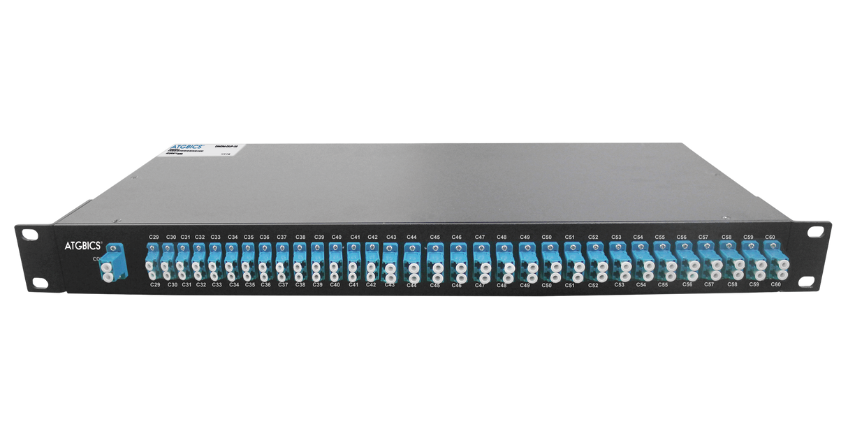 Mux Demux DWDM 32 Channel Duplex LC/UPC, Ch29-60, 1RU, Ind Temp 