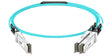 QSFP56-200G-2QSFP56-100G-AOC-20m H3C® compatible Active Optical Breakout Cable InfiniBand HDR 200GBase QSFP56 to 2x100GBase QSFP56 (850nm, MMF, 20m)