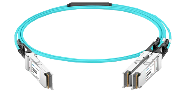 MFS1S50-V015E NVIDIA Mellanox® Compatible Active Optical Breakout Cable Infiniband HDR 200GBase QSFP56 to 2x100GBase QSFP56 (850nm, MMF, 15m)