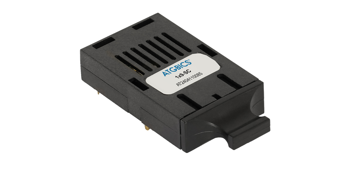 AFCT-5815BZ Avago Broadcom® compatible Transceiver 1x9 for ATM, SONET OC-3/SDH STM-1, Black Case (1300nm, 155Mbps, SMF, 40km, SC, 3.3/5v)