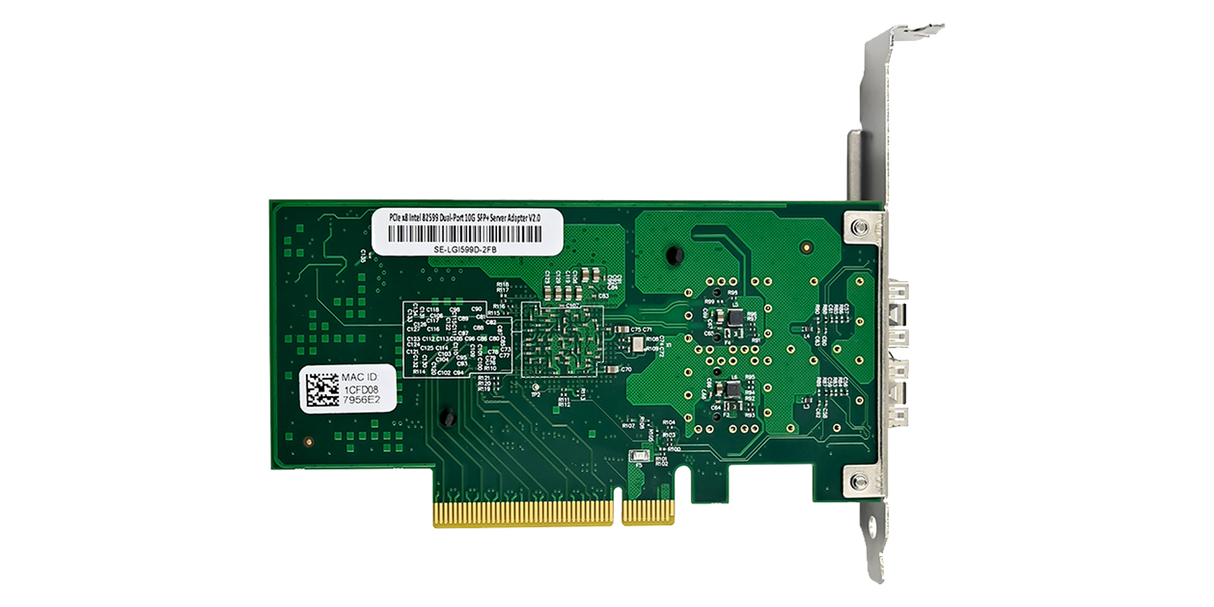QLogic® QLE3242-CU-CK alternative Intel 82599 NIC PCIe 2.0 x4 Dual Port 10GbE SFP+ 