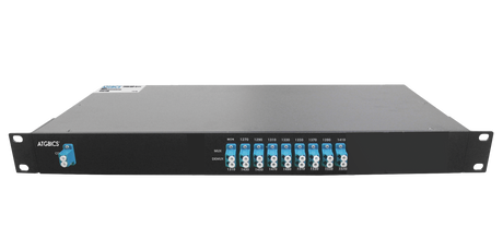 Mux Demux CWDM 16+1+1 Channel Simplex LC/UPC, Mon Port, 1270-1570nm, 1RU