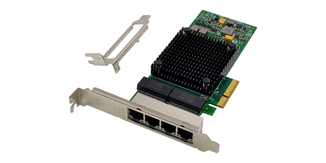 Intel I350 based NIC PCIe 2.1 x4 Quad Port 1GbE RJ45
