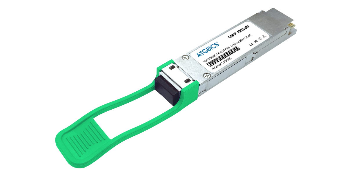QSFP-100G-FR1-HW Huawei® compatible Transceiver QSFP28, 100GBase-FR Single Lambda (1310nm, SMF, 2km, LC, DOM)