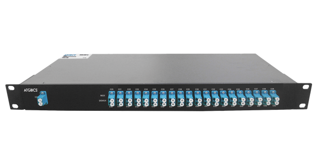 Mux Demux DWDM 40 Channel Simplex LC/UPC, Ch20-59, 1RU