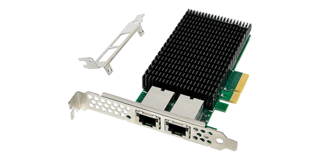 Dell® 406-BBKU alternative Intel X550 Converged NIC PCIe 3.0 x4 Dual Port RJ45