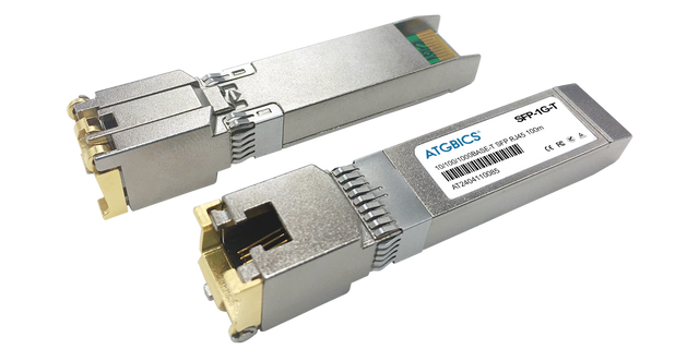 XCVR-A00CRJ Ciena® Compatible Transceiver SFP 10/100/1000Base-T (RJ45, Copper, 100m)